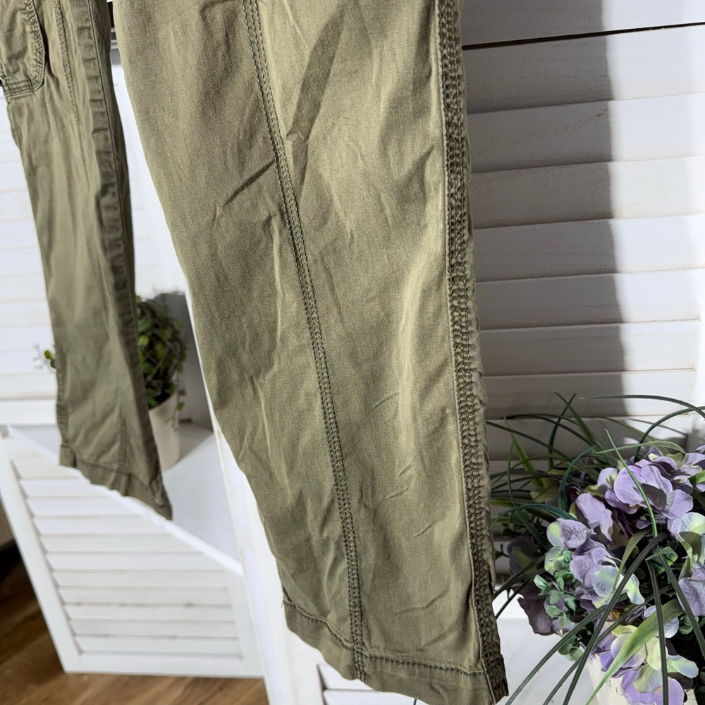 Sonoma vintage Y2K cargo pants military green sz 10 - Picture 12 of 14